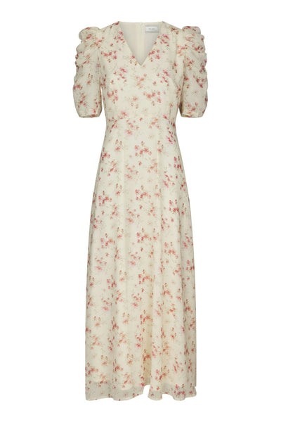 Vira Floral Dress Creme - 169209 Thumbnail