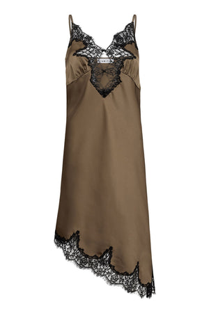 Vivian Asym Lingerie Dress MUSHROOM - HL10723