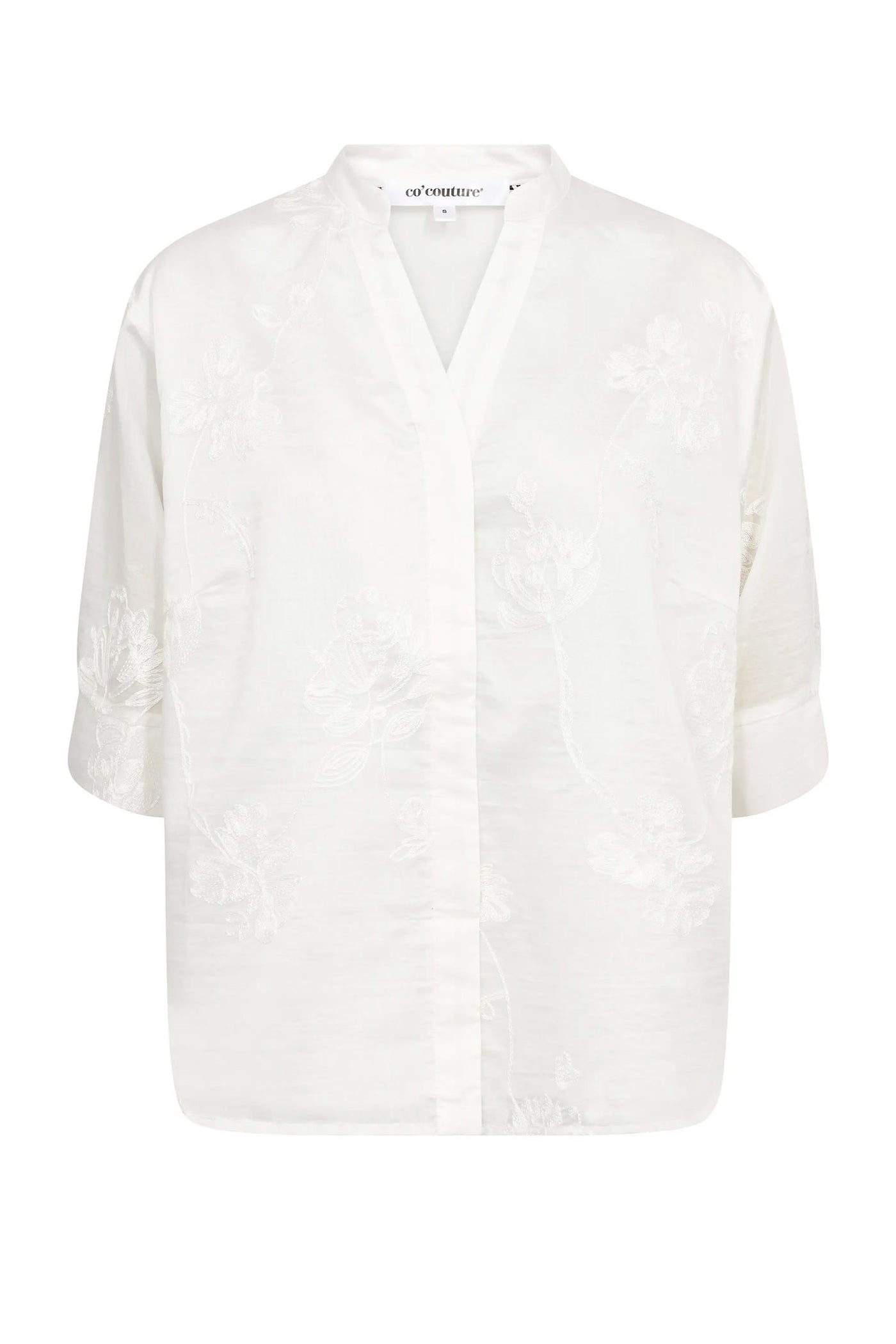 VivianCC S/S Blouse 10003-Creme - 500431