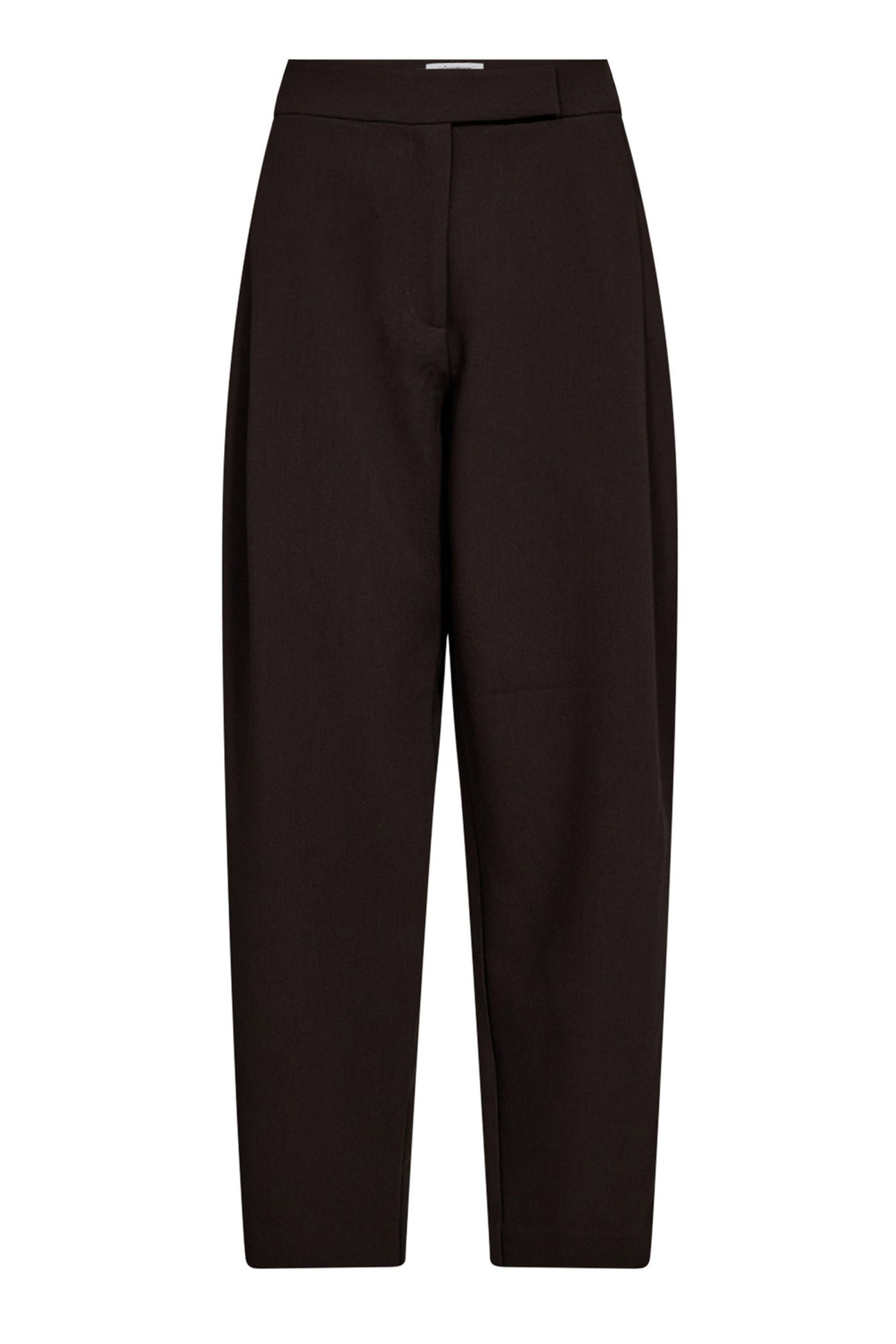 VolaCC Carrot Pleat LL Pant 145-Dark Brown - 31561