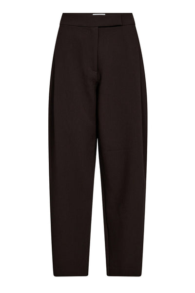 VolaCC Carrot Pleat LL Pant 145-Dark Brown - 31561 Thumbnail