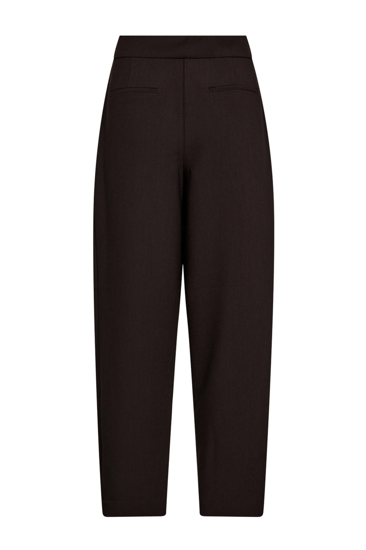 VolaCC Carrot Pleat LL Pant 145-Dark Brown - 31561