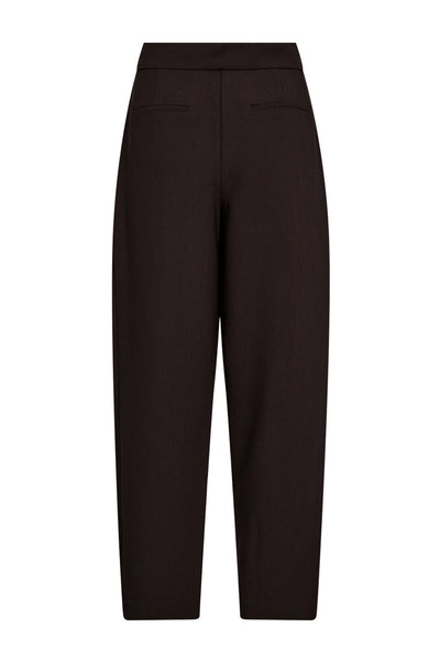 VolaCC Carrot Pleat LL Pant 145-Dark Brown - 31561 Thumbnail