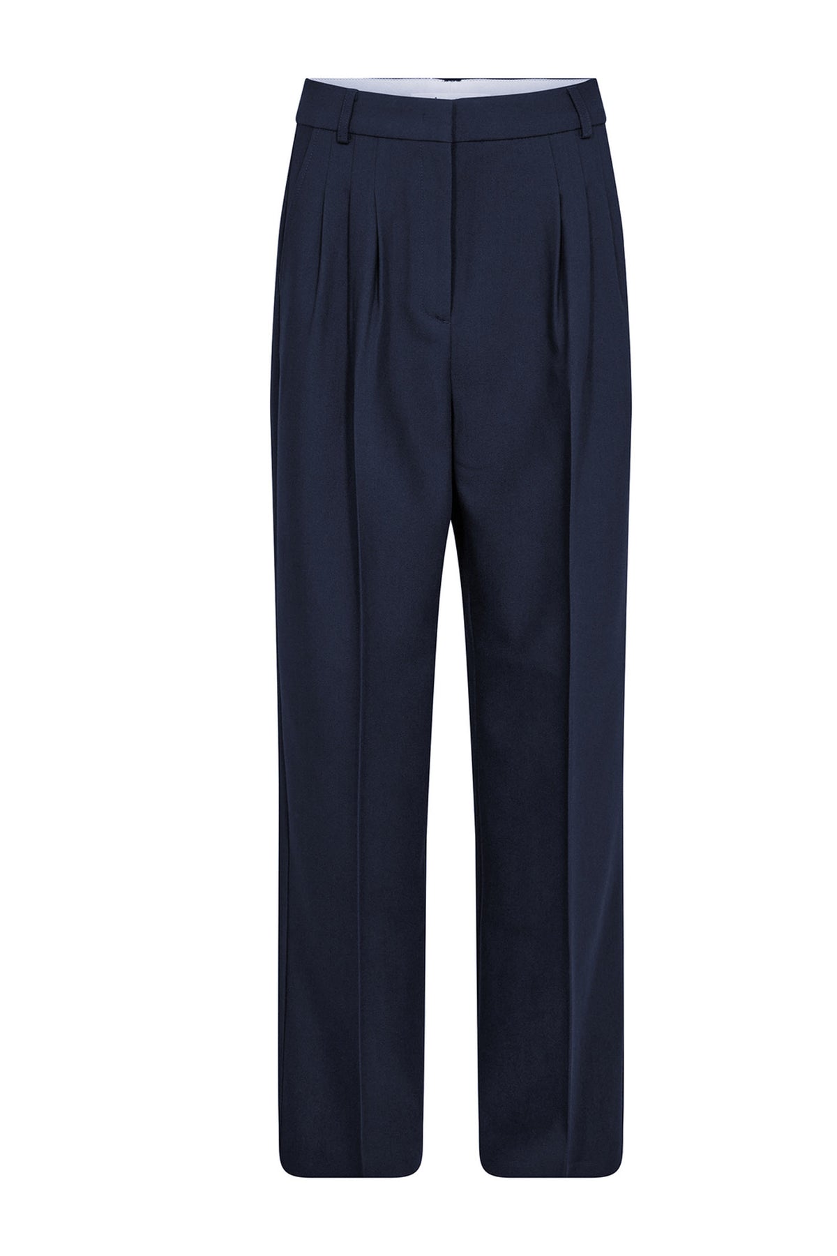 VolaCC Long Pleat Pant 120-Navy - 31148