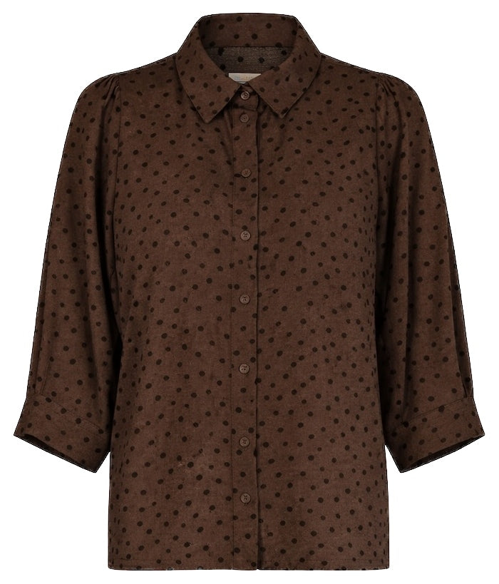 BonoLL Shirt SS 87 Dark Mokka - EX00009-1001