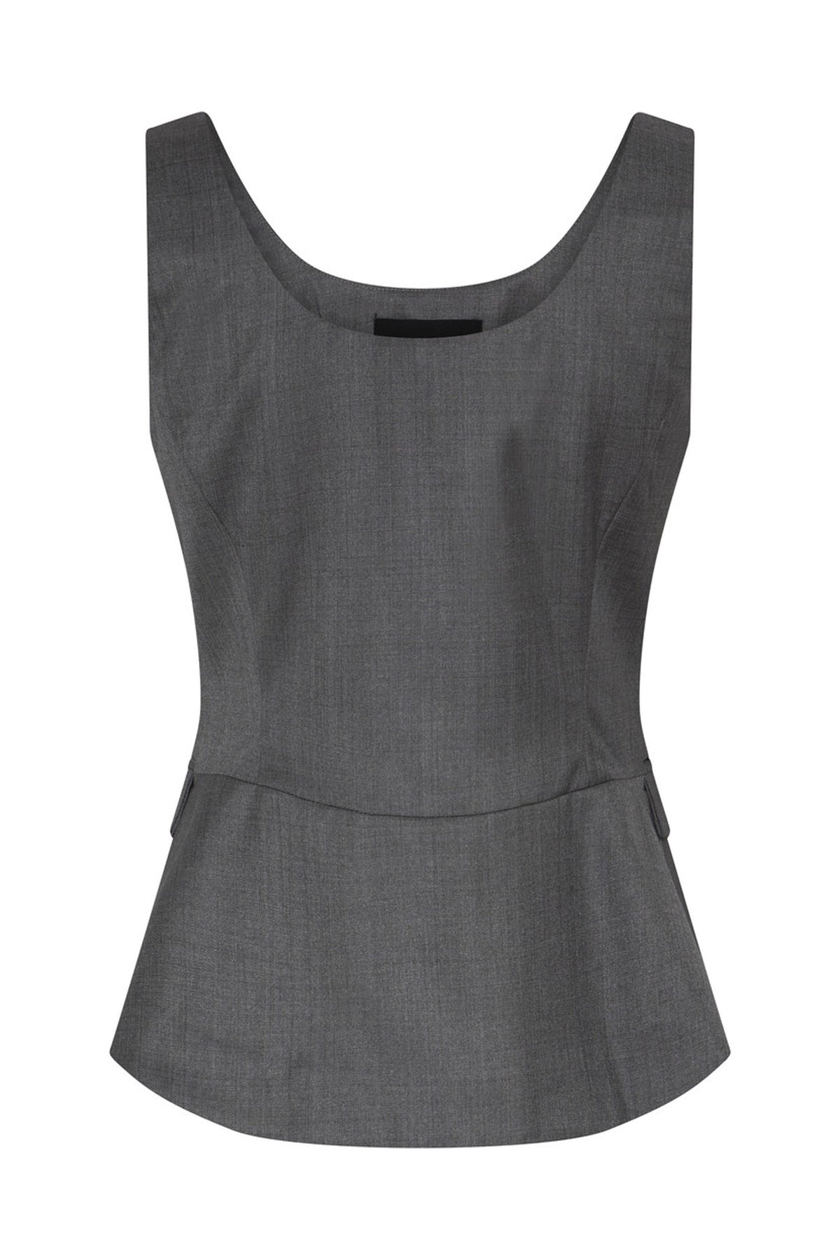 WaterlilyBBBeatus waistcoat Grey Melange - BBW4751