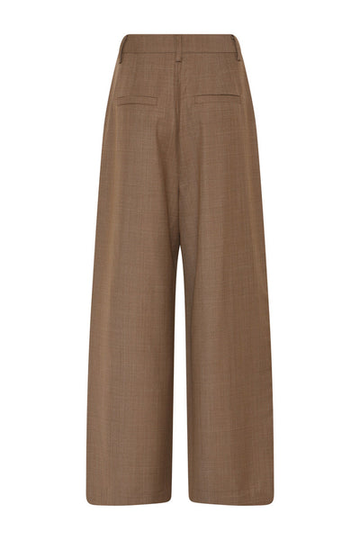 Waterlilybbvala Pants Brown Melange - BBW4753 Thumbnail