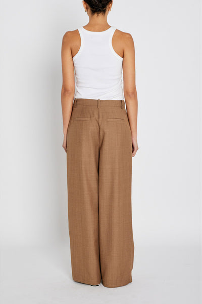 Waterlilybbvala Pants Brown Melange - BBW4753 Thumbnail