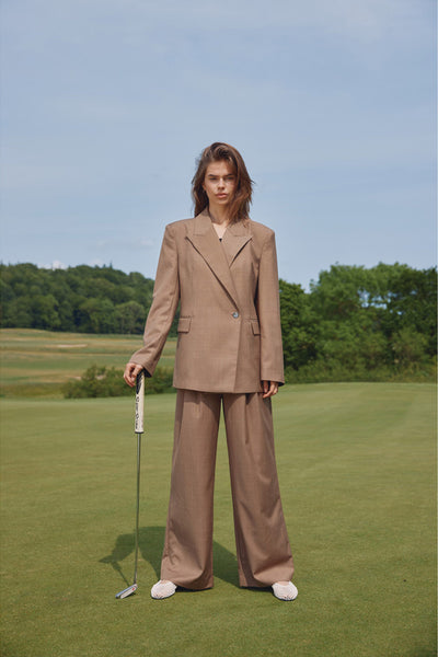 Waterlilybbwilli Blazer Brown Melange - BBW4952 Thumbnail