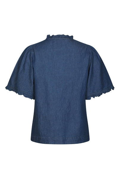 Wendia Denim Blouse Blue - 168895 Thumbnail
