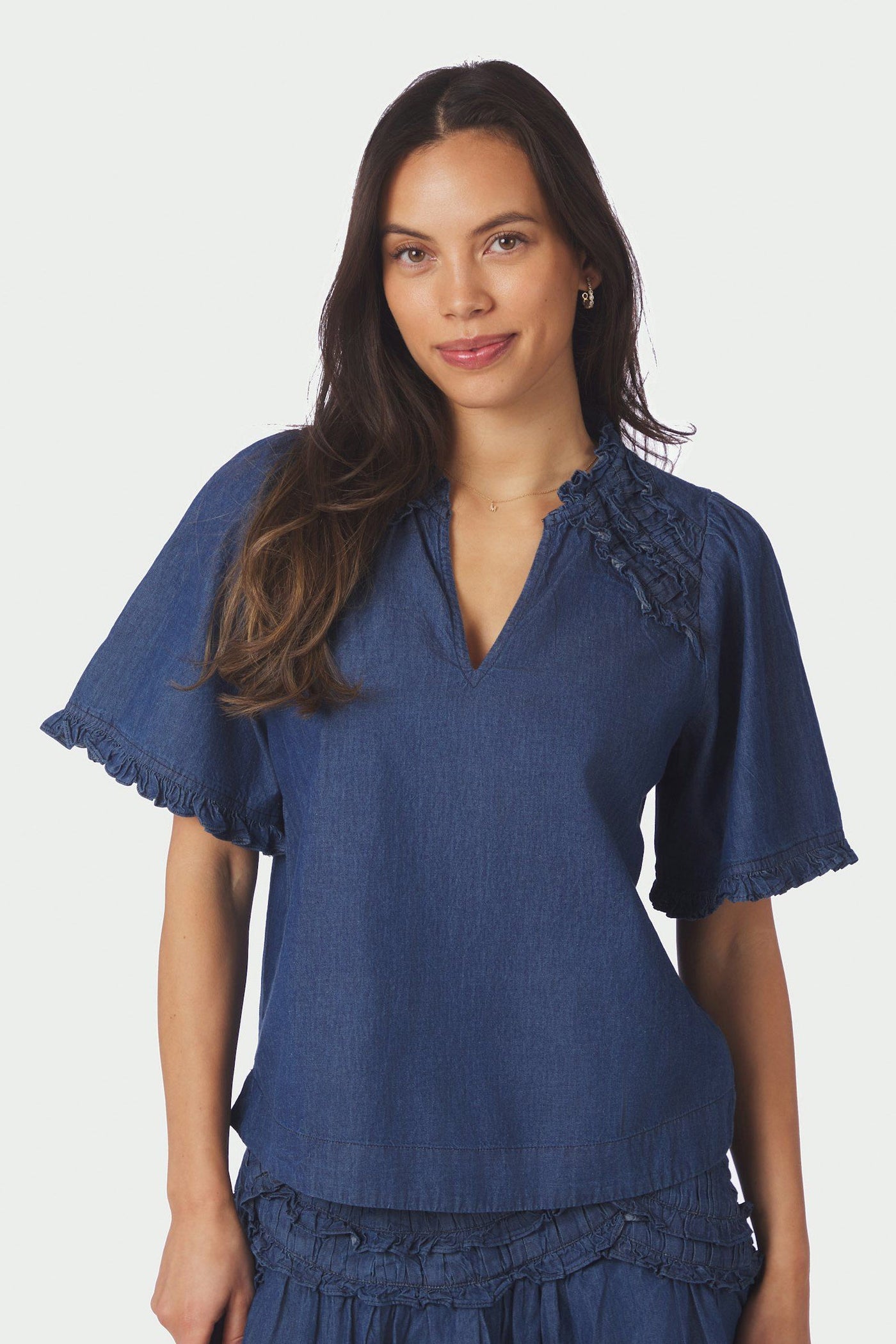 Wendia Denim Blouse Blue - 168895