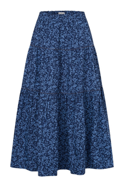 SunsetLL Maxi Skirt 23 Dark Blue - 26492-2034 Thumbnail