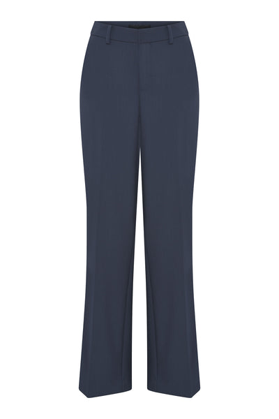 Wide leg pants 659-Dk Navy - 6223/422 Thumbnail