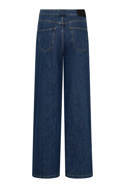 WillaCC Button Jeans 580-Indigo - 41005 Thumbnail