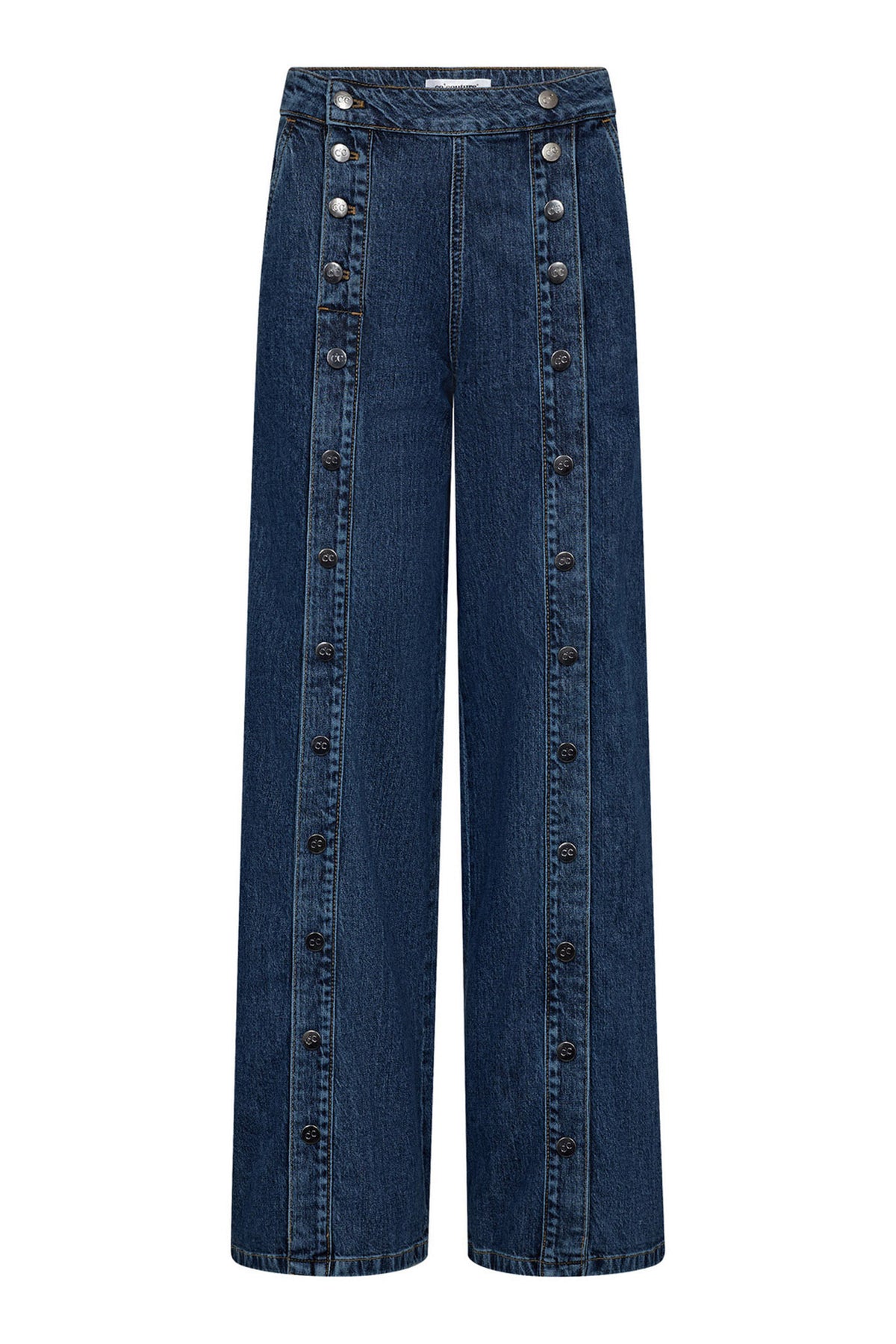 WillaCC Button Jeans 580-Indigo - 41005