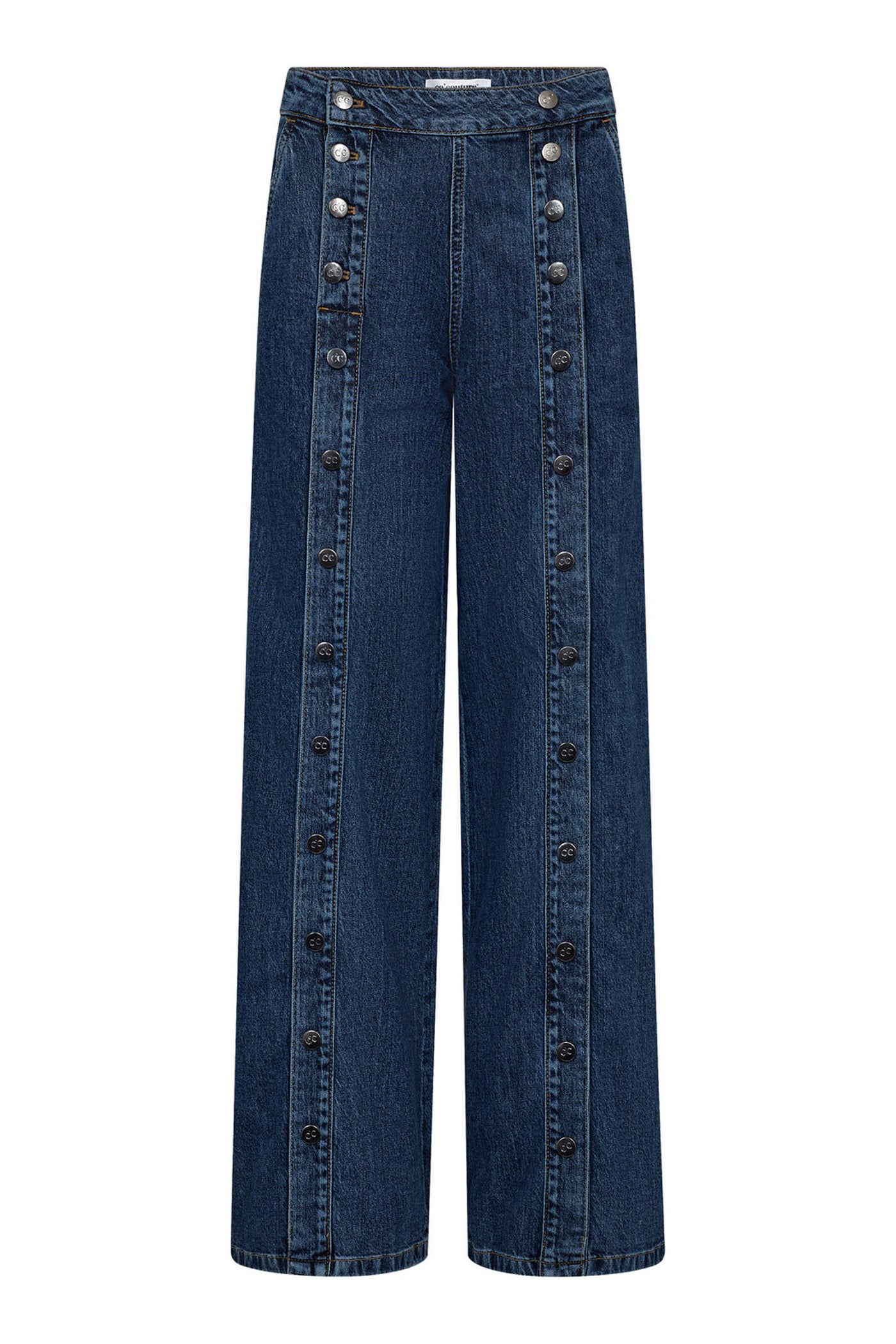 WillaCC Button Jeans 580-Indigo - 41005