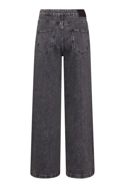 WillaCC Button Jeans 96-Black - 41005 Thumbnail