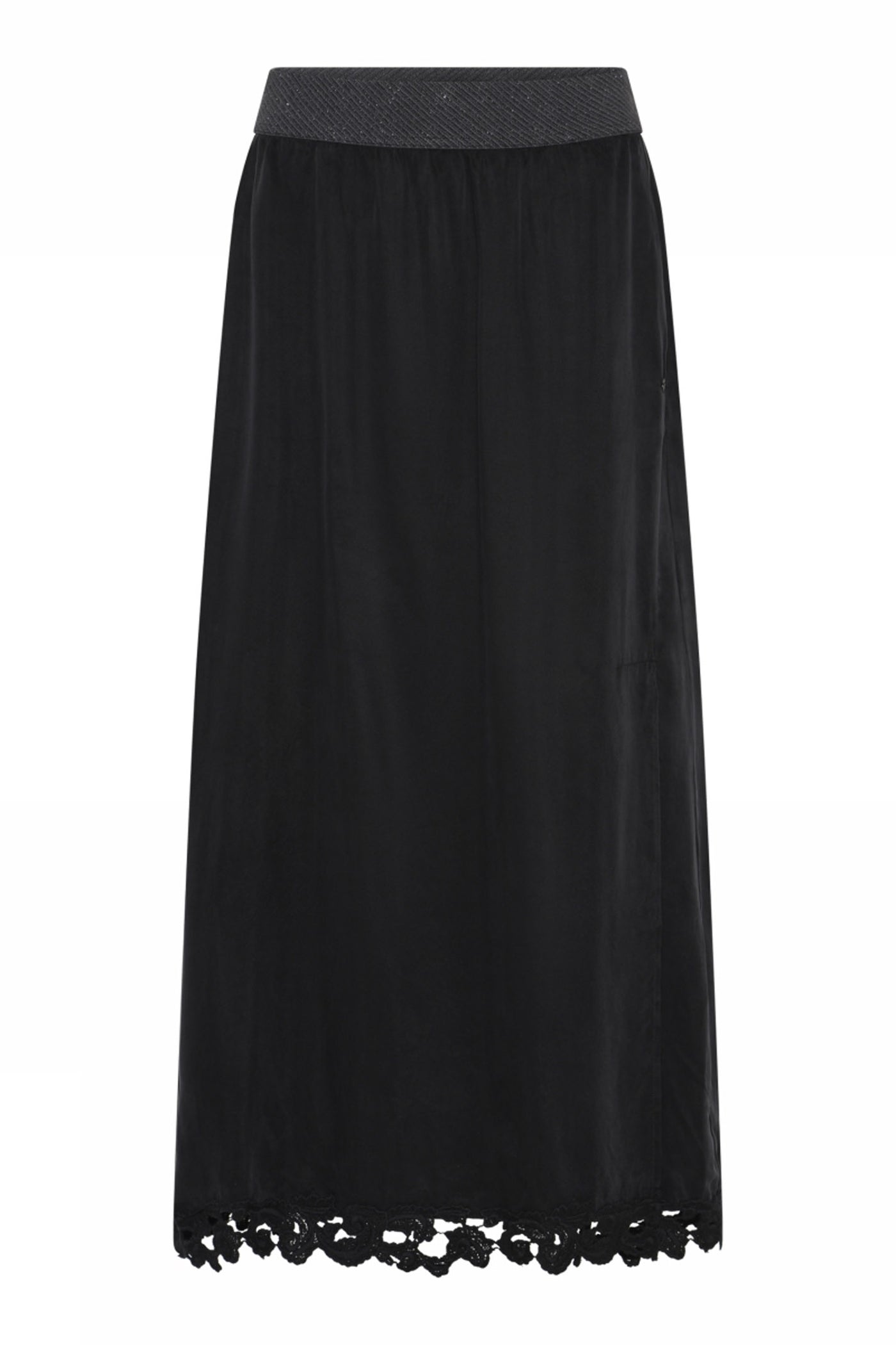 Winna, long skirt 1990-Dull Black - 58557/7452