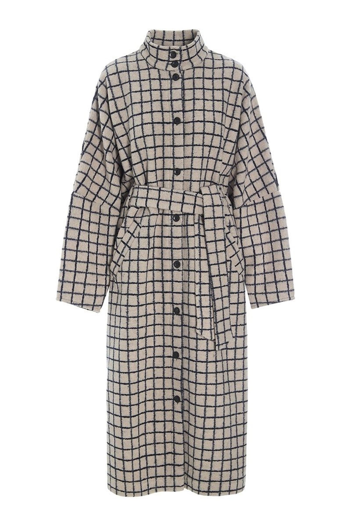 Woollen wire oversize frakke WOOLLEN WIRE - 257-2450-5442