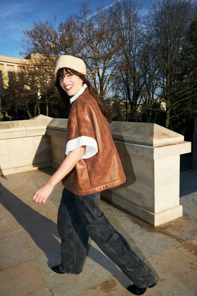 Samall Coat Sl Brown - 26486-7007 Thumbnail