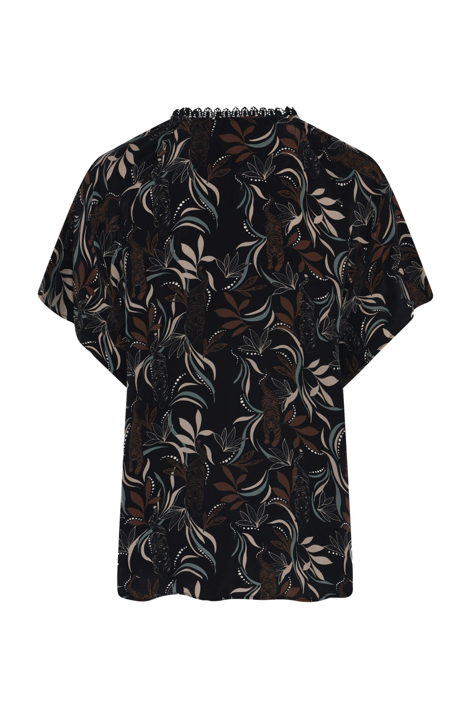 BarcellaBBKarly blouse BLACK TIGER - BBW5034