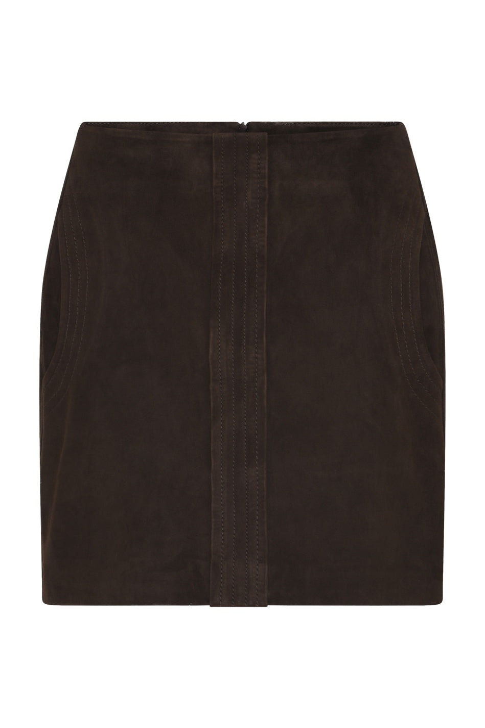 SuedaBBSianata suede skirt Dark brown - BBW5100