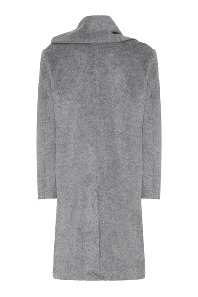 JubaBBAureve coat Grey Melange - BBW5200 Thumbnail