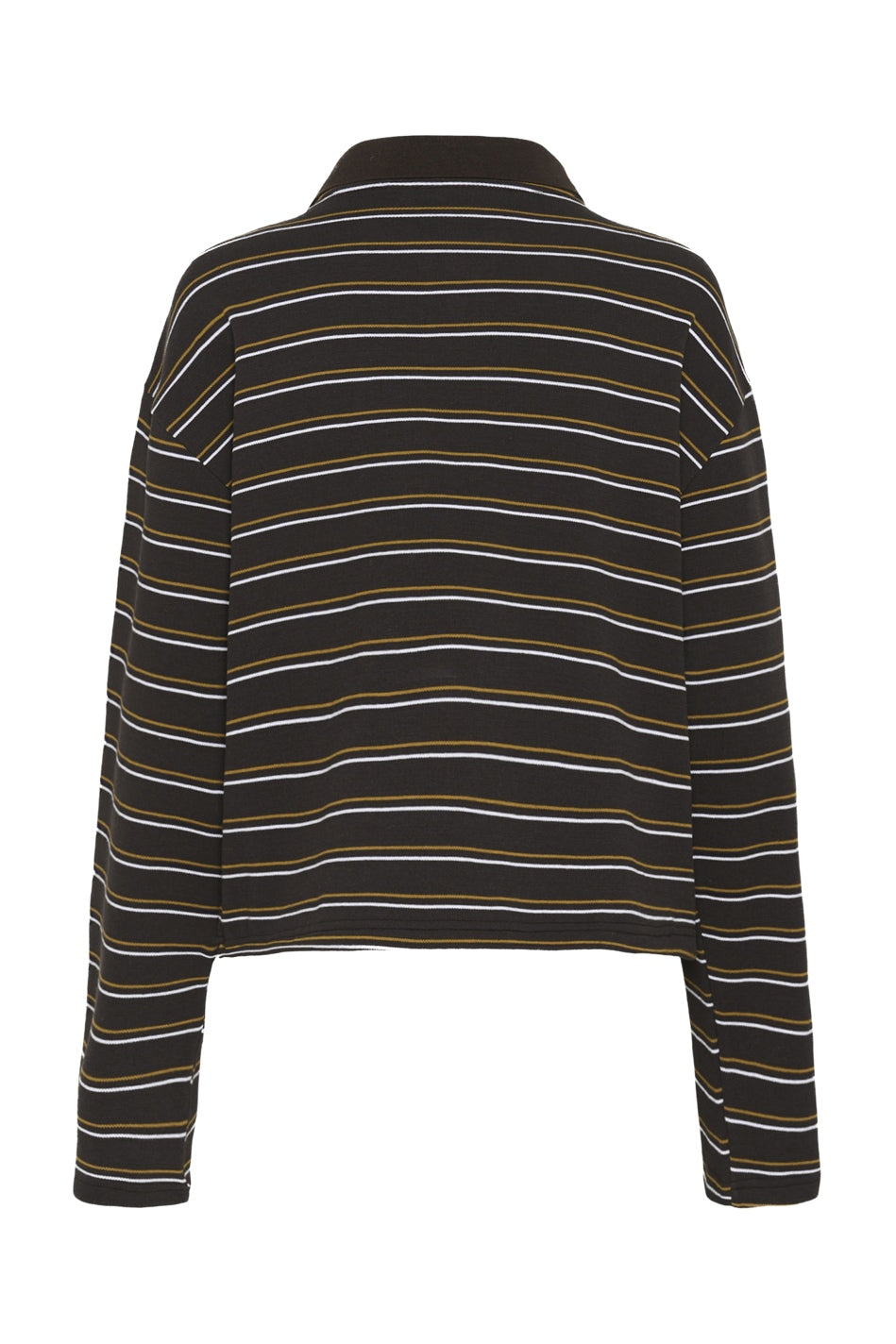 GZpilova LS polo tee Ganache striped - 109843 - 10911483