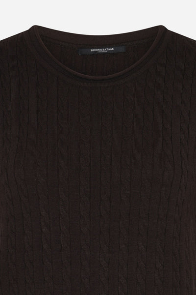 Anemonebbglenda Knit Chocolate Brown - BBW4859 Thumbnail