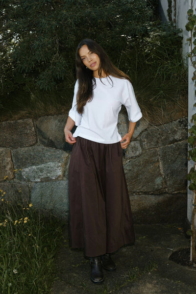 Yara Poplin Chocolate Brown - 158280 Thumbnail