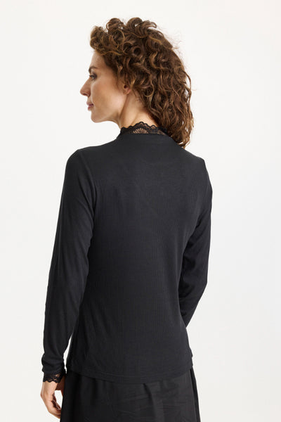 Yvonne t-shirt SORT - 16810 Thumbnail