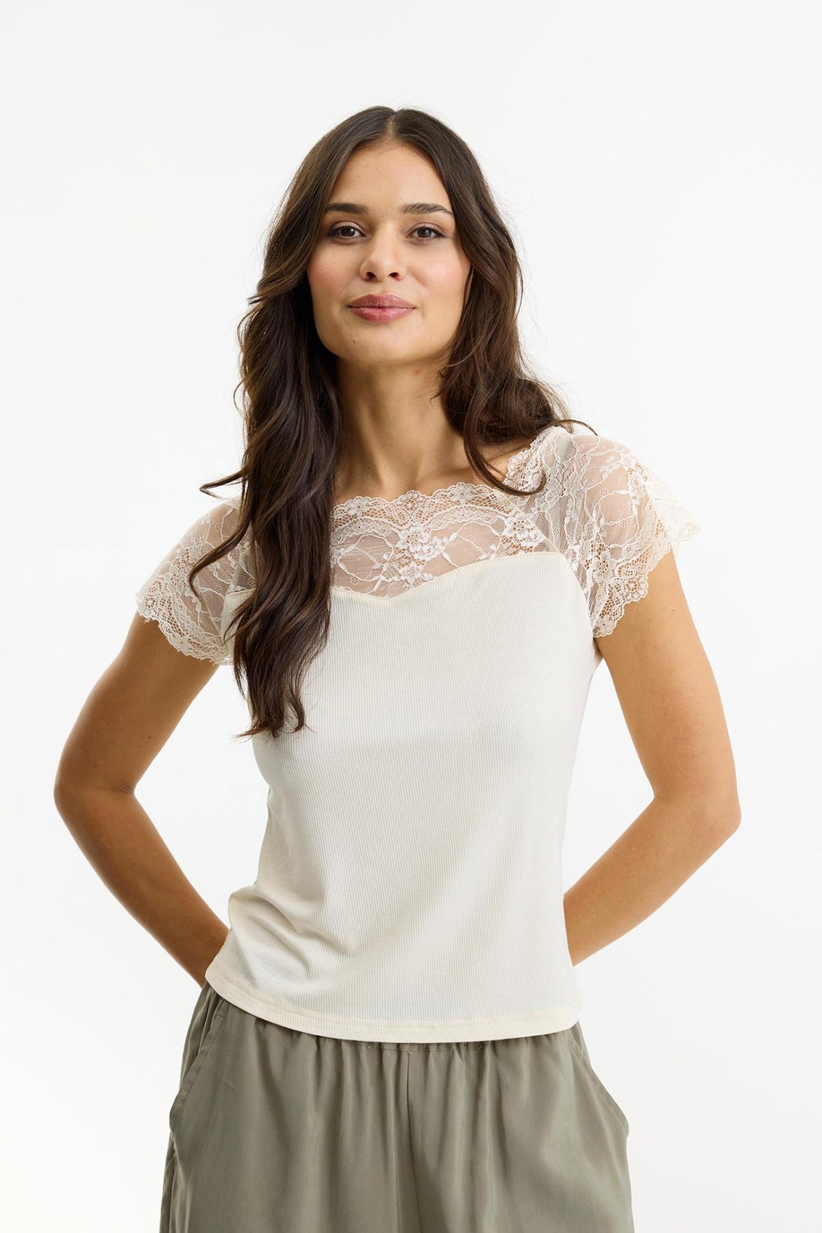 Yvonne top OFF WHITE - 16899