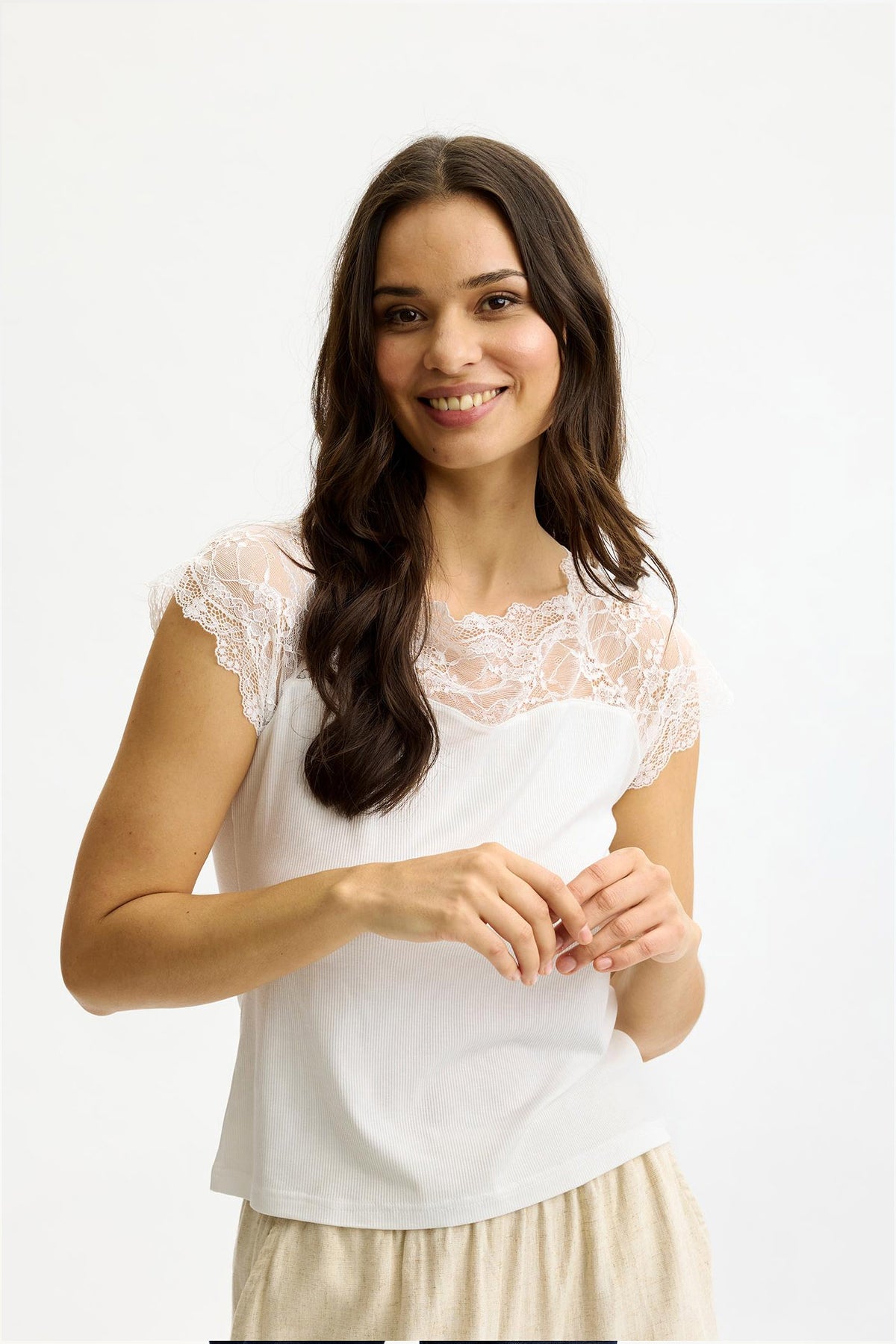 Yvonne top White - 16899
