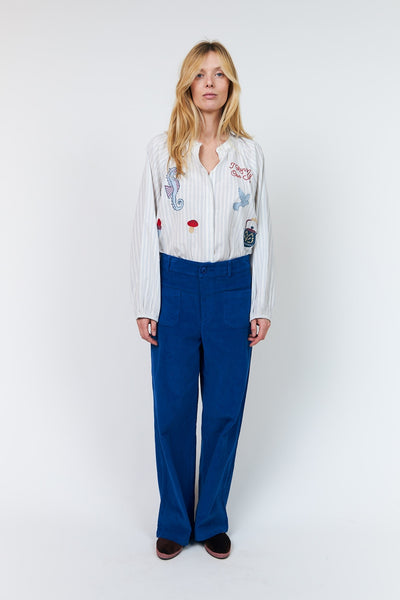 Haileyll Shirt Ls Stripe - 26443-1032 Thumbnail