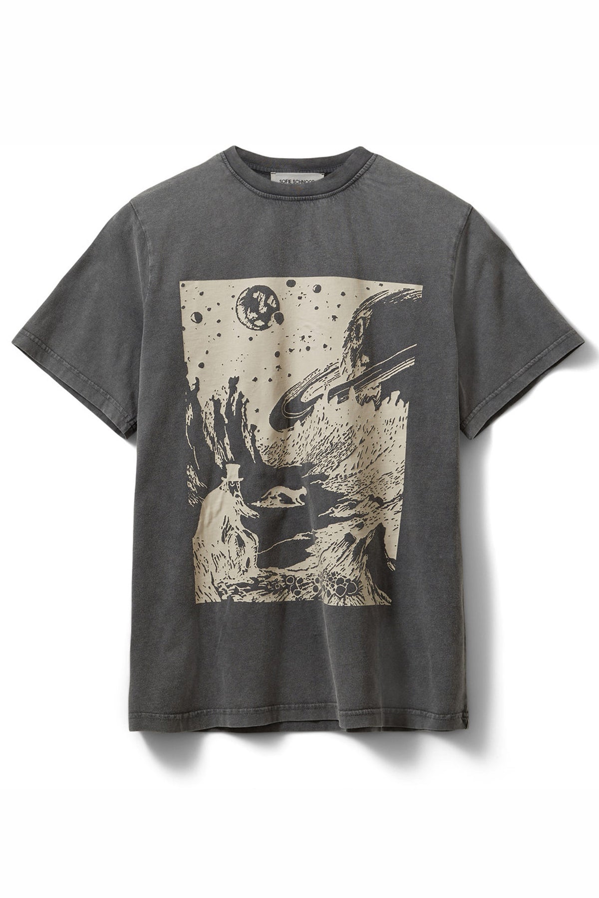 ZENASW MOOMIN T-SHIRT 1015 Washed black - S261580