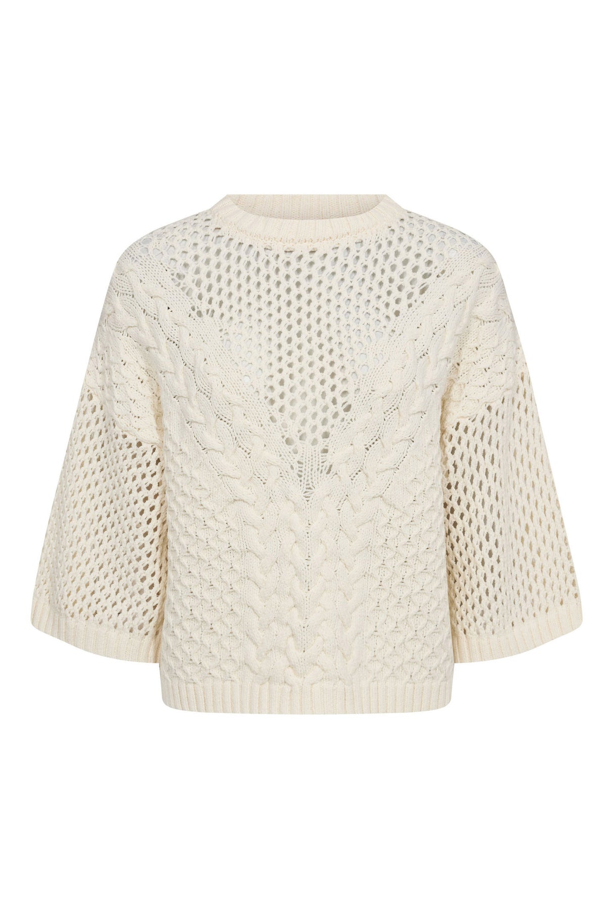 ZayaCC Cable O-Knit 11-Off white - 42001