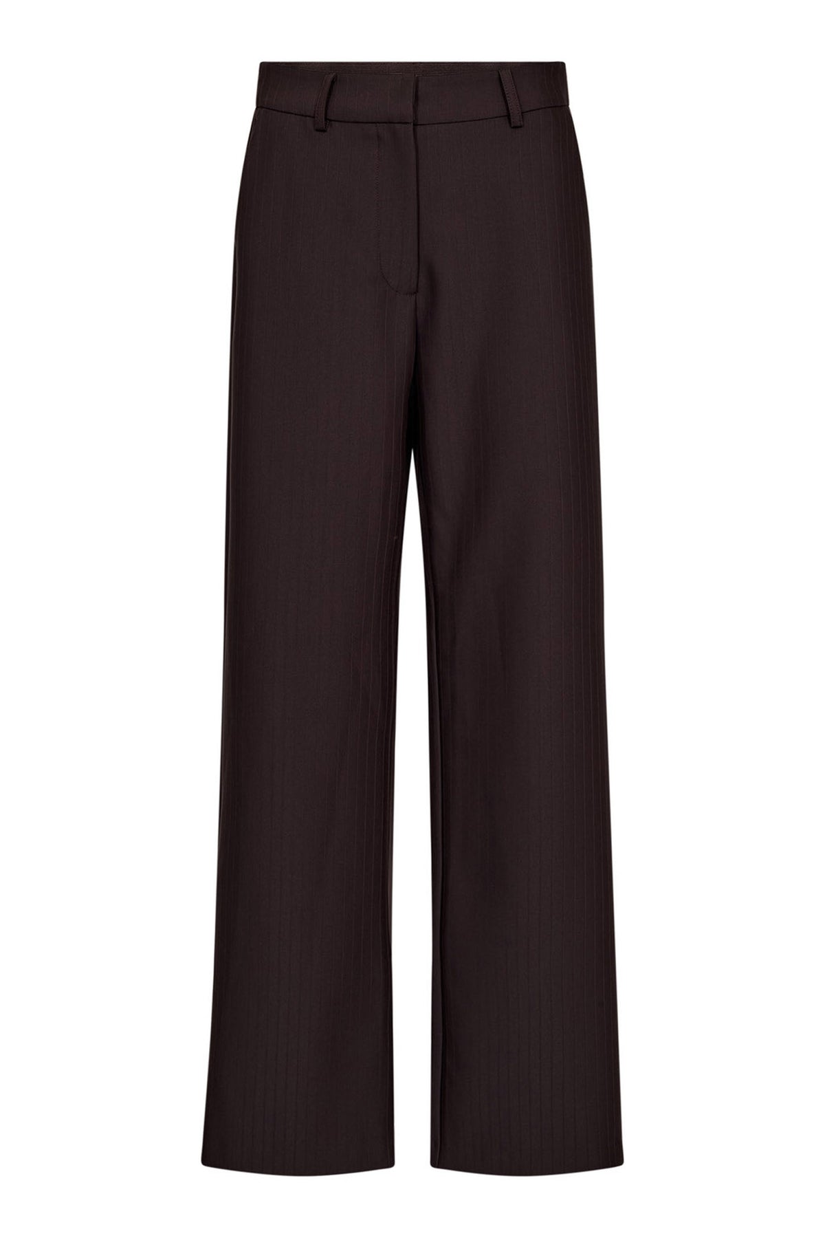 ZellaCC Wide LL Pant 145-Dark Brown - 41040