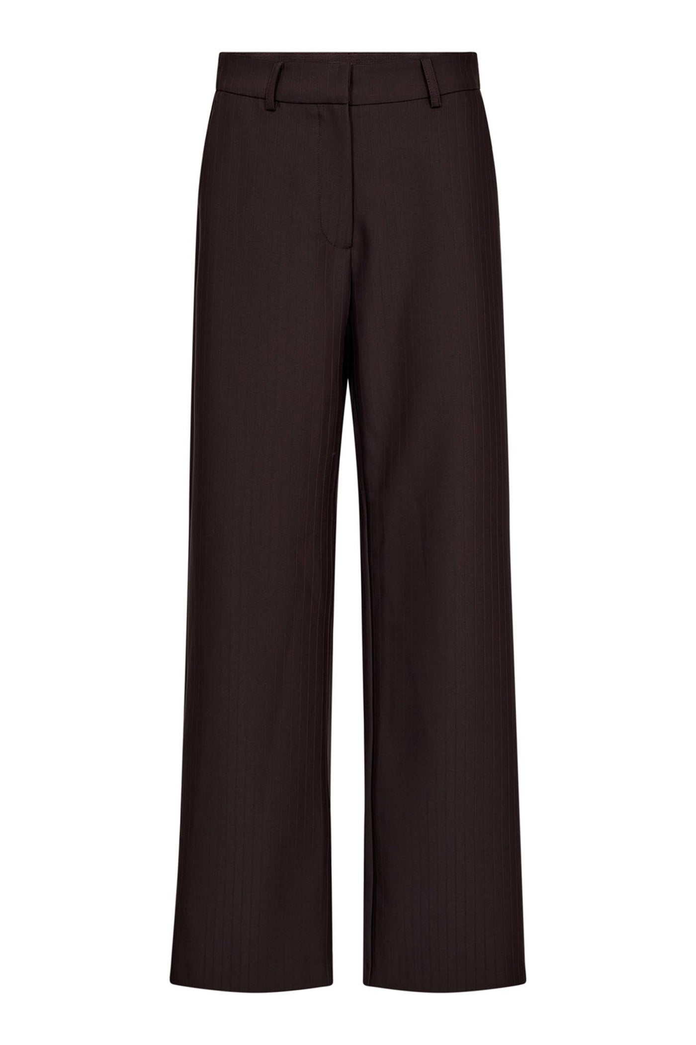 ZellaCC Wide LL Pant 145-Dark Brown - 41040