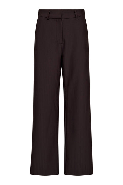 ZellaCC Wide LL Pant 145-Dark Brown - 41040 Thumbnail