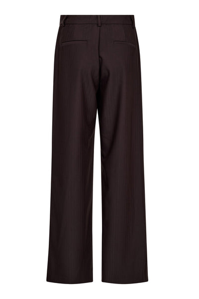 ZellaCC Wide LL Pant 145-Dark Brown - 41040 Thumbnail