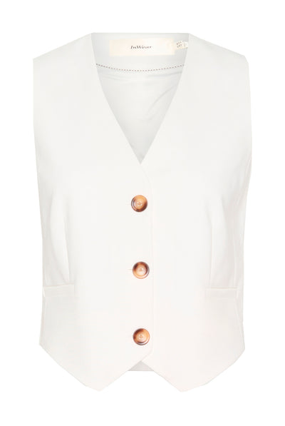 ZellaIW Waistcoat Whisper White - 110701 - 30107208 Thumbnail