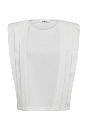 ZelliCC Padded Pleat Top 4000-White - 45151