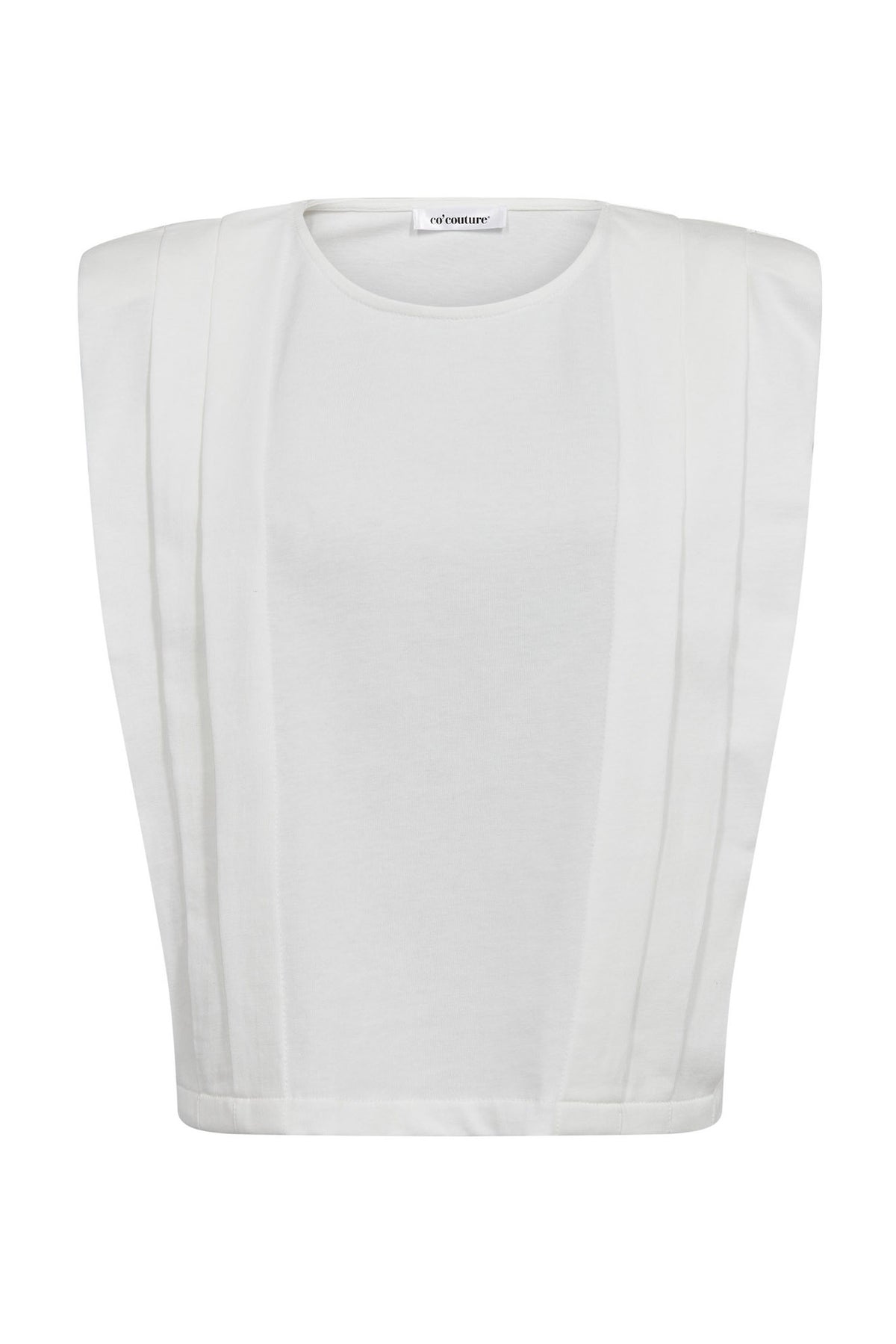 ZelliCC Padded Pleat Top 4000-White - 45151