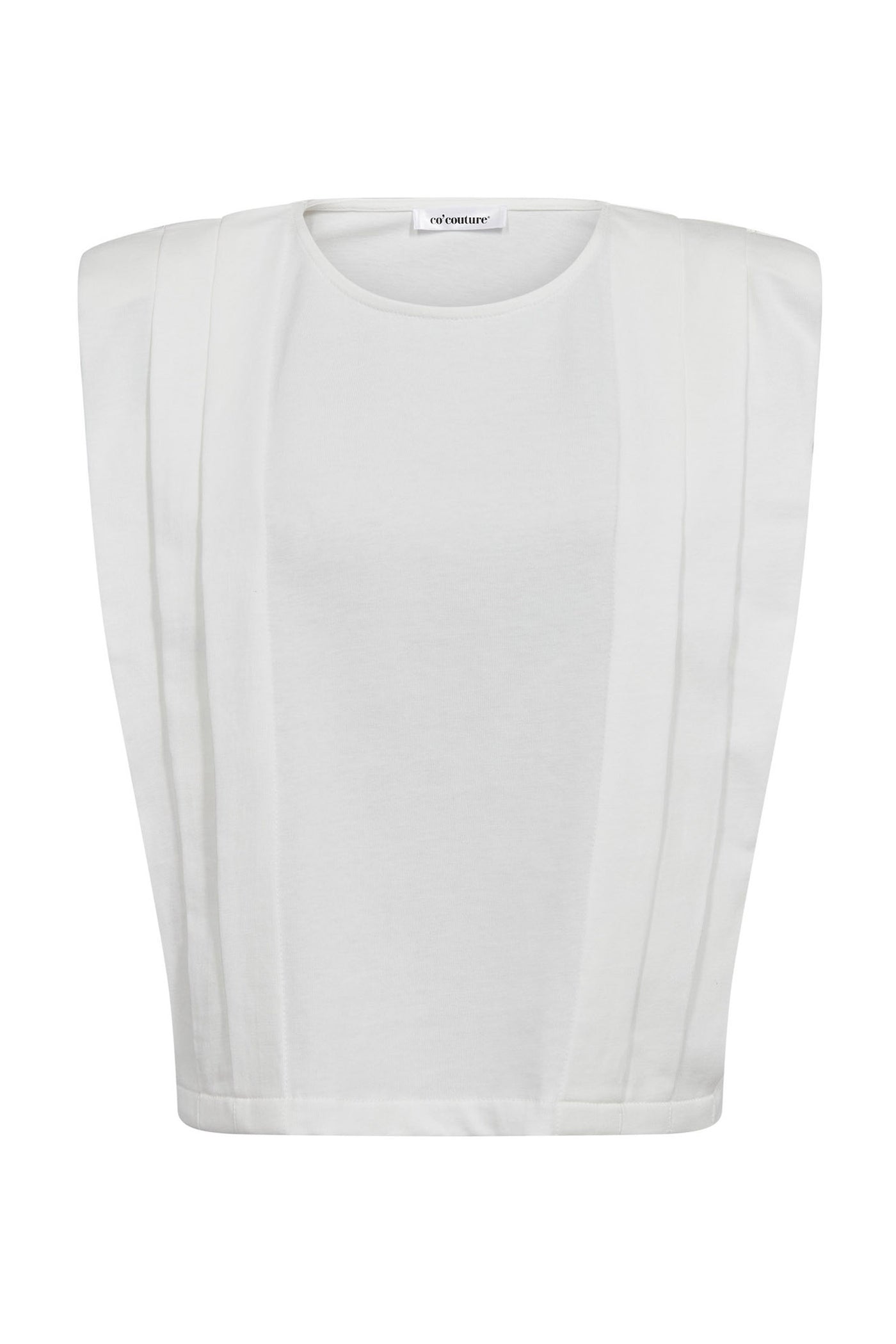 ZelliCC Padded Pleat Top 4000-White - 45151
