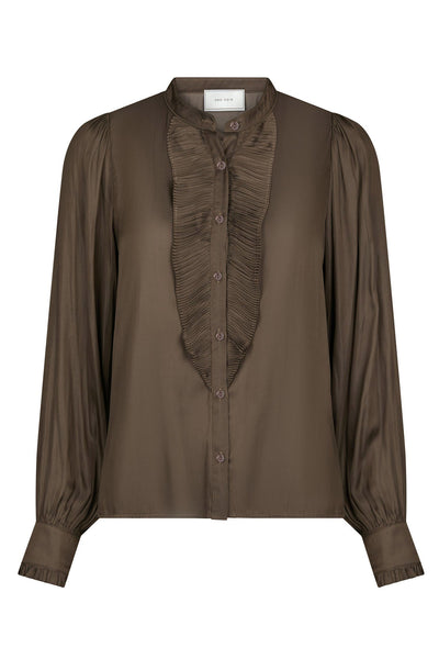 Zola Blouse Brown - 159058 Thumbnail
