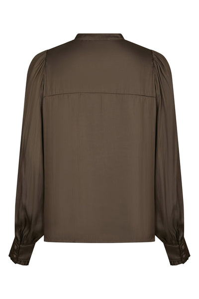 Zola Blouse Brown - 159058 Thumbnail