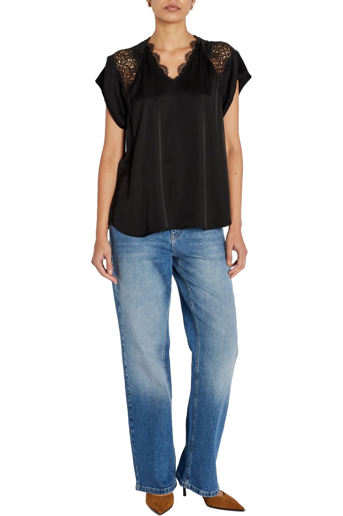 Weckiabbsynje Blouse Black - BBW4853