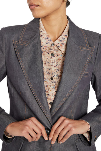 BellisBBTiff Blazer Blue Denim - BBW4445 Thumbnail