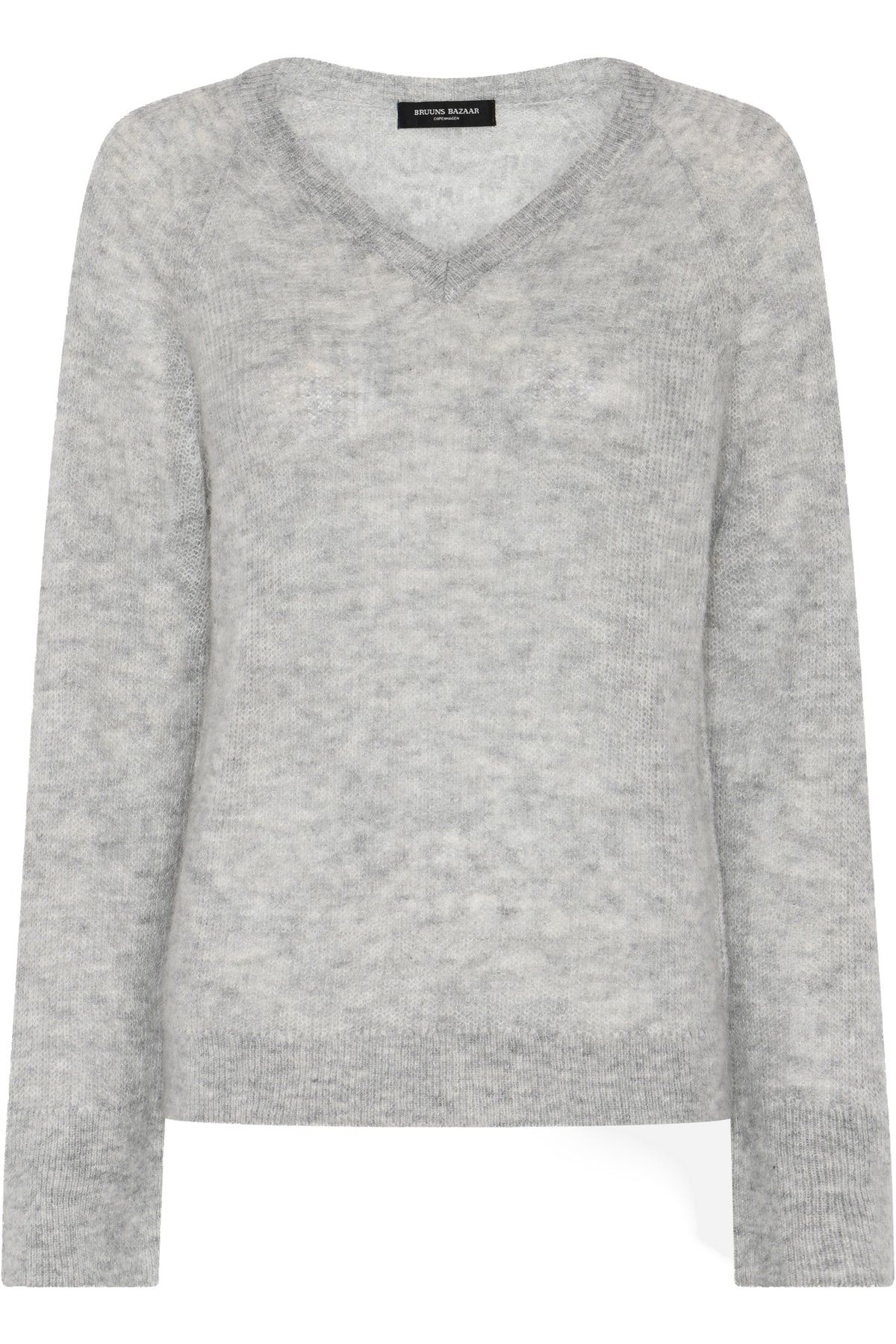 FluffyBBAmera knit Light Grey Melange - BBW4781