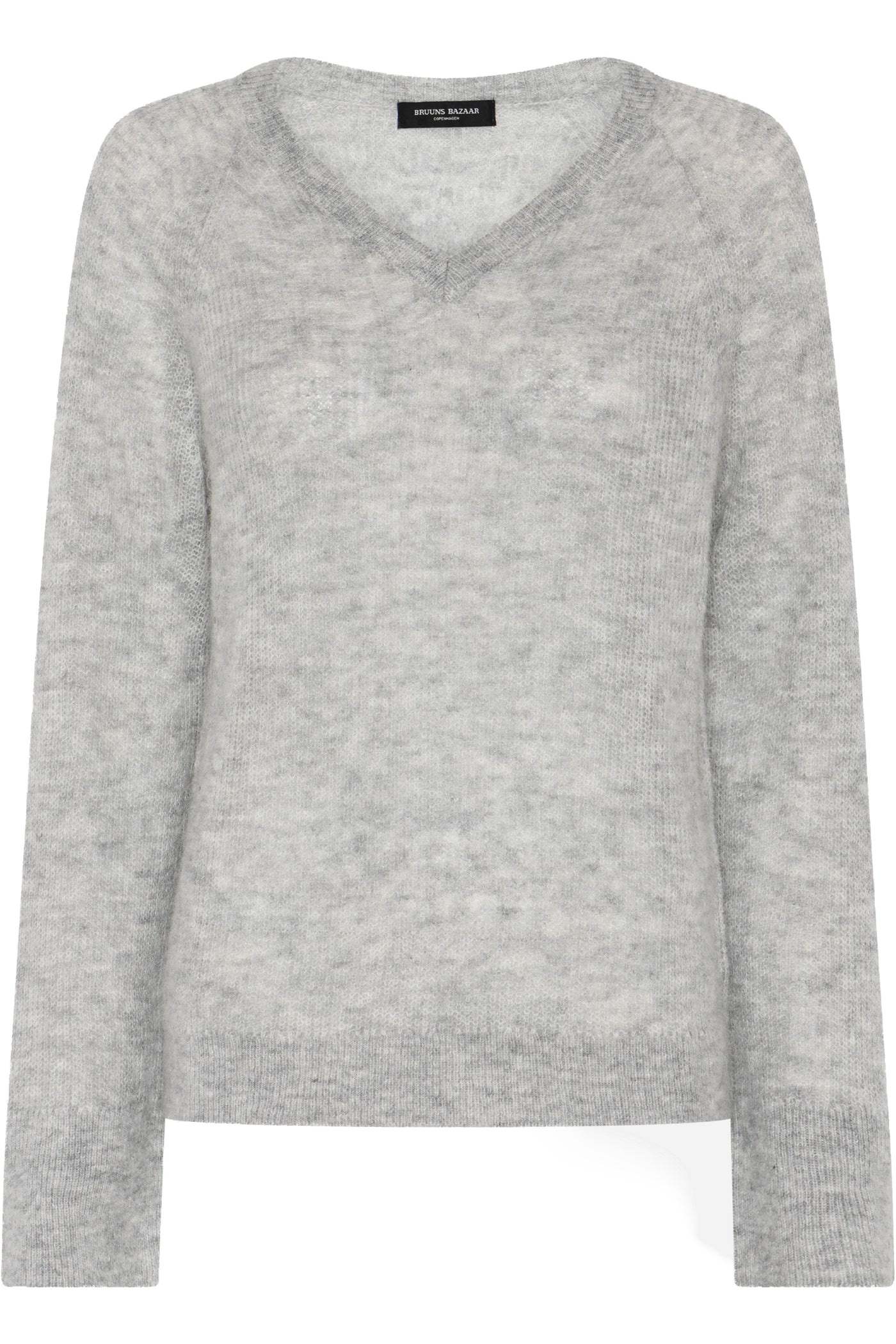 FluffyBBAmera knit Light Grey Melange - BBW4781